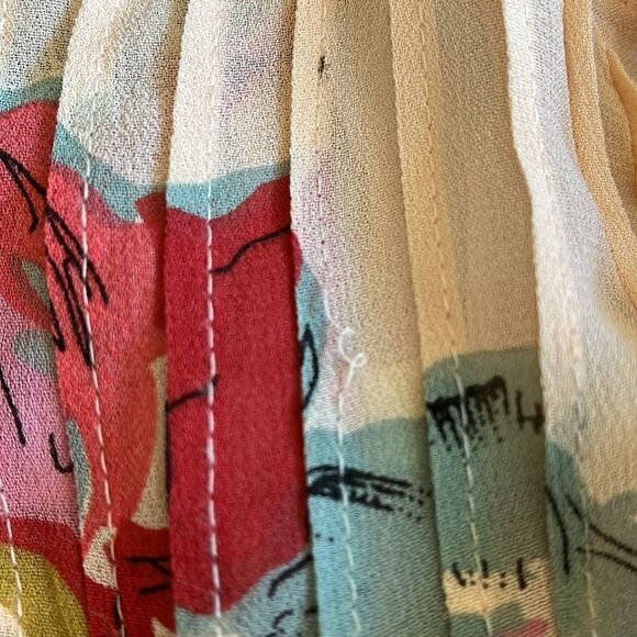 ANTHROPOLOGIE,  ONE FINE DAY SHEER FLORAL SHIRT  Size M - Picture 8 of 9